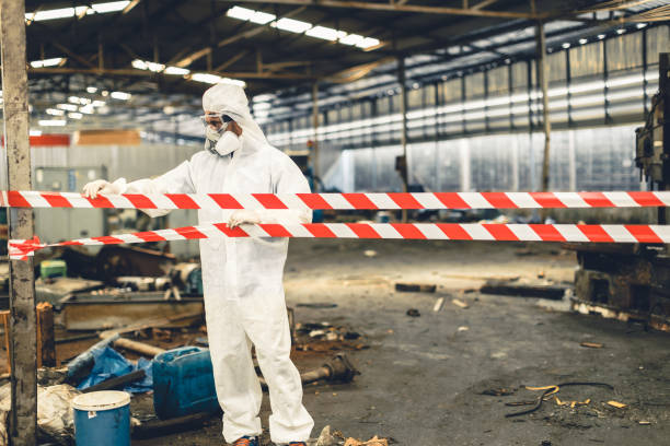 Professional Biohazard technician working in Blue Point, NY